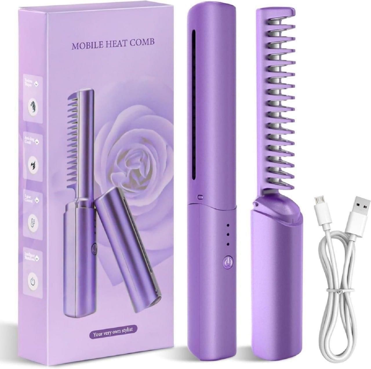 Effora Mini Adjustable Hair Straightener Hot Comb