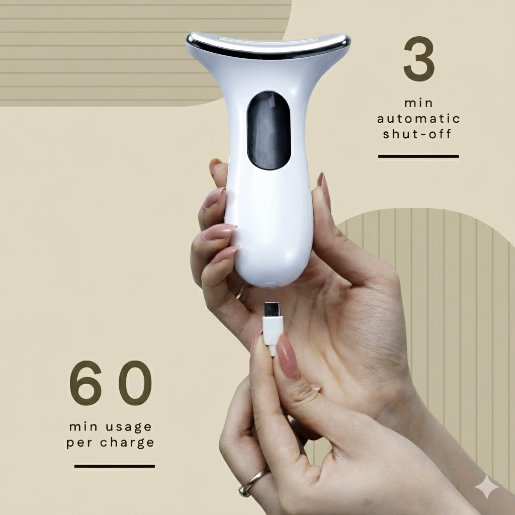 Effora Skin Lift Device | 4 Skin Modes | 3 LED Light Therapy