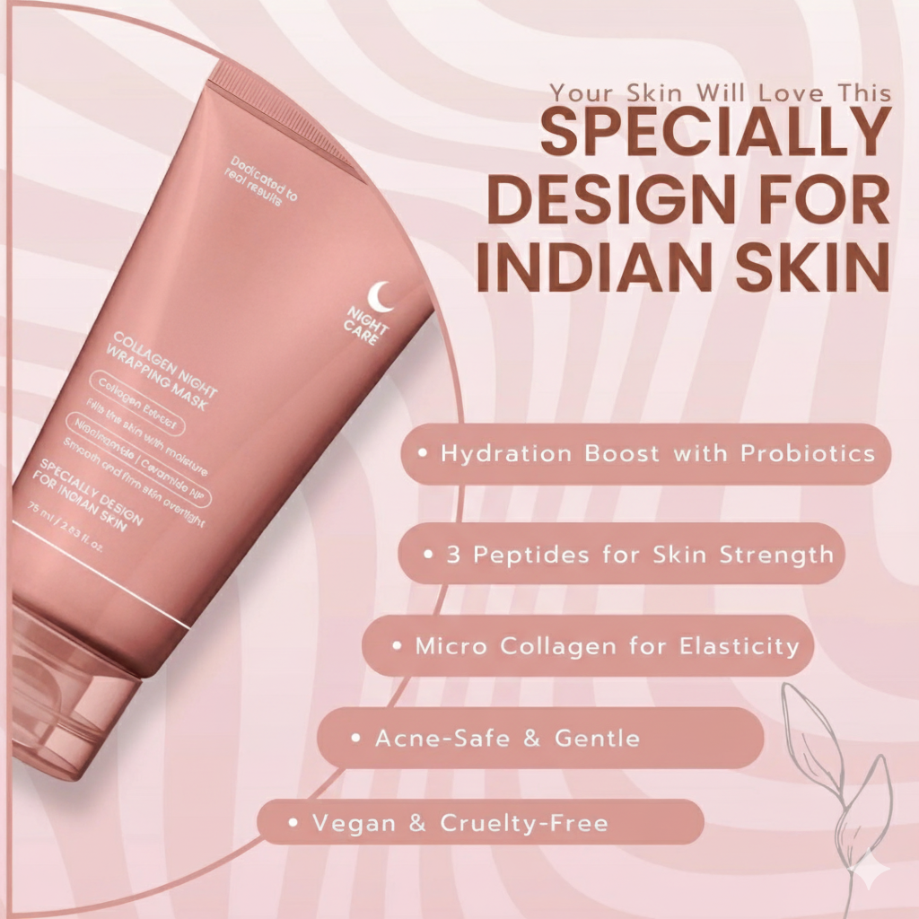 Collagen Night Wrapping Peel Off Mask Pack of 2