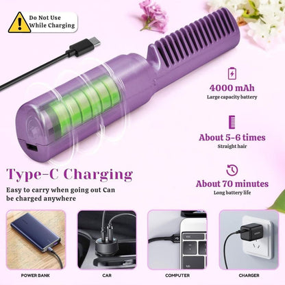 Effora Mini Adjustable Hair Straightener Hot Comb