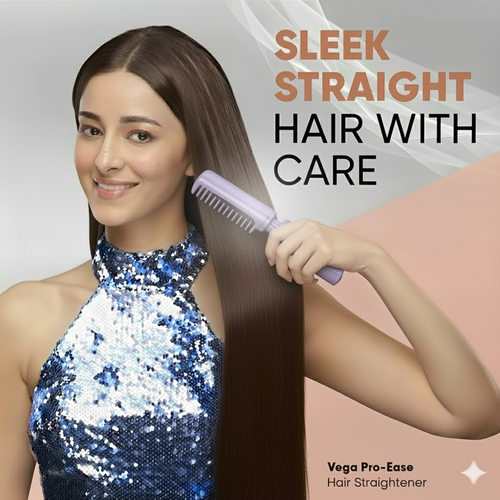 Effora Mini Adjustable Hair Straightener Hot Comb